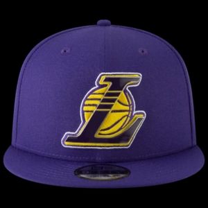 New! New Era Cap Los Angeles Lakers Metal Thread